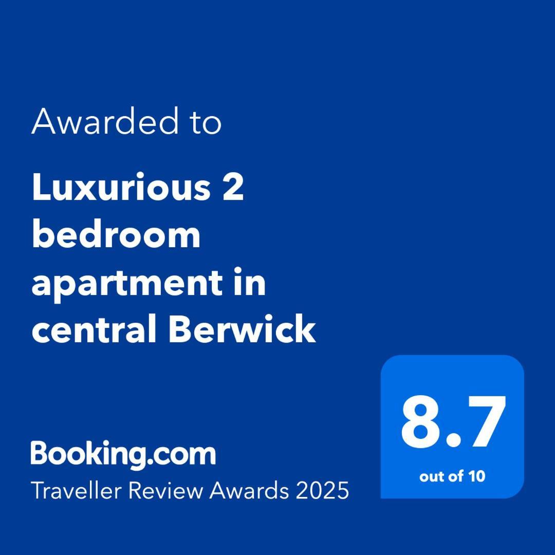 Luxurious 2 Bedroom Apartment In Central Berwick Exterior foto